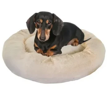 Cama Premium para Perro Mediano, Suave y Acogedora – 60 cm Beige